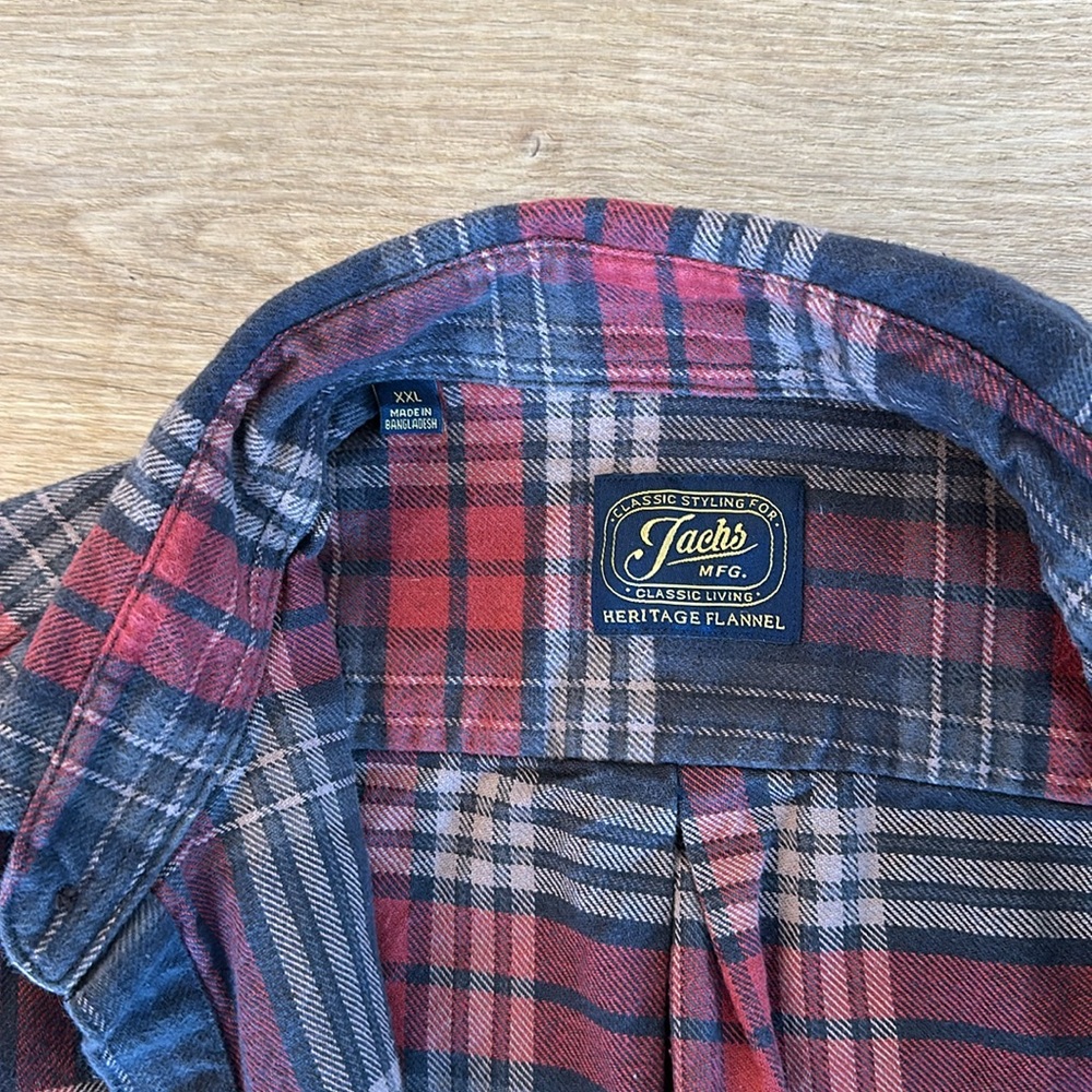 Jachs Mfg Heritage Flannel men’s shirt - Picture 3 of 6